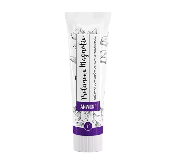 Anwen Proteinowa Magnolia odżywka do włosów o średniej porowatości w aluminiowej tubie 100 ml