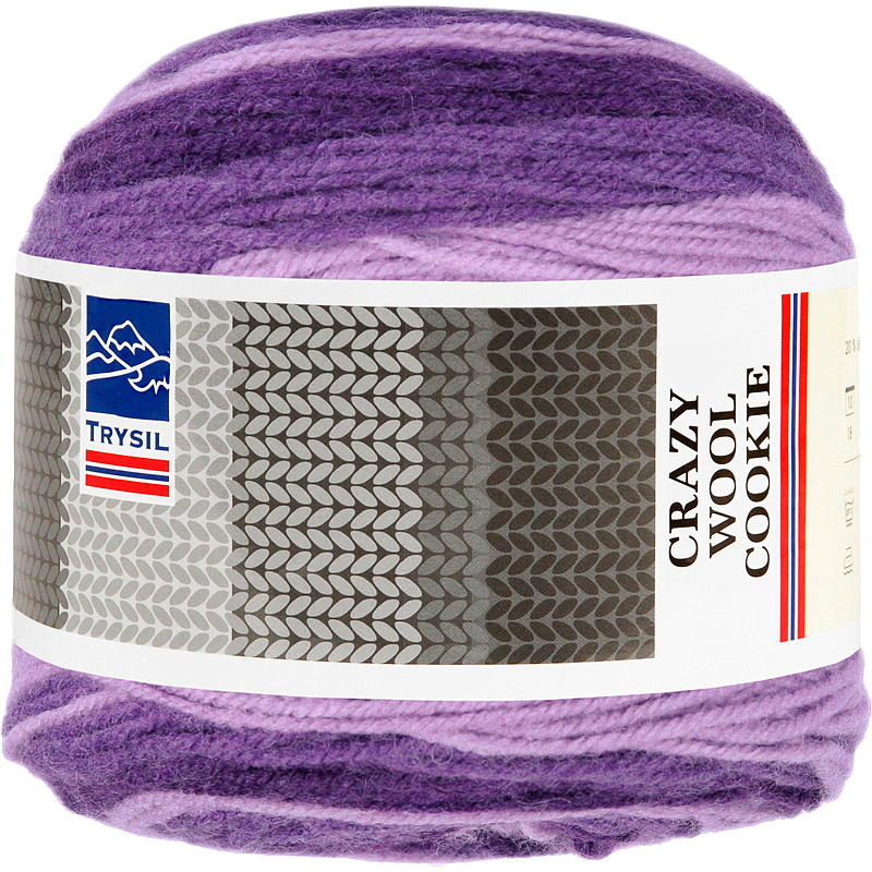 Laine Trysil Crazy Wool multicolore violet/bleu