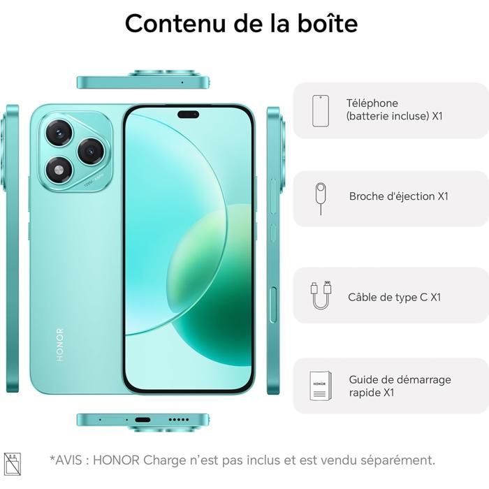Smartphone Honor 400 Lite 5G de 12 GB/256 GB, color verde (Marrs Green), doble SIM