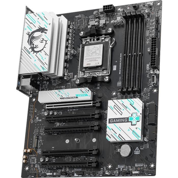 Carte mère - MSI - B840 GAMING PLUS WIFI - AM5 - DDR5 - Wi-Fi 7 - 2.5 GbE