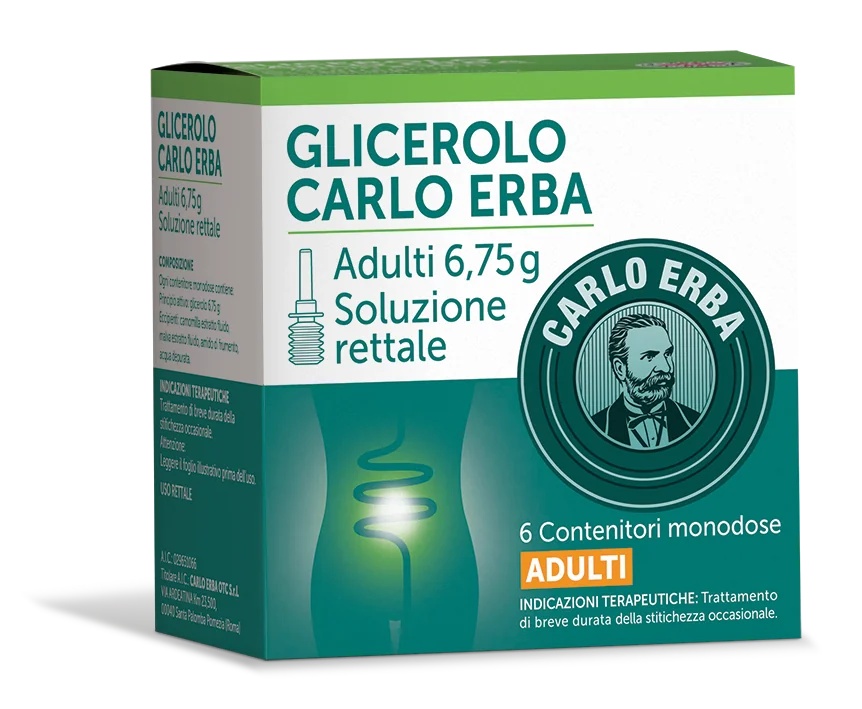 CARLO ERBA Carlo Erba Glycérol Adultes 6 lavements Constipation occasionnelle