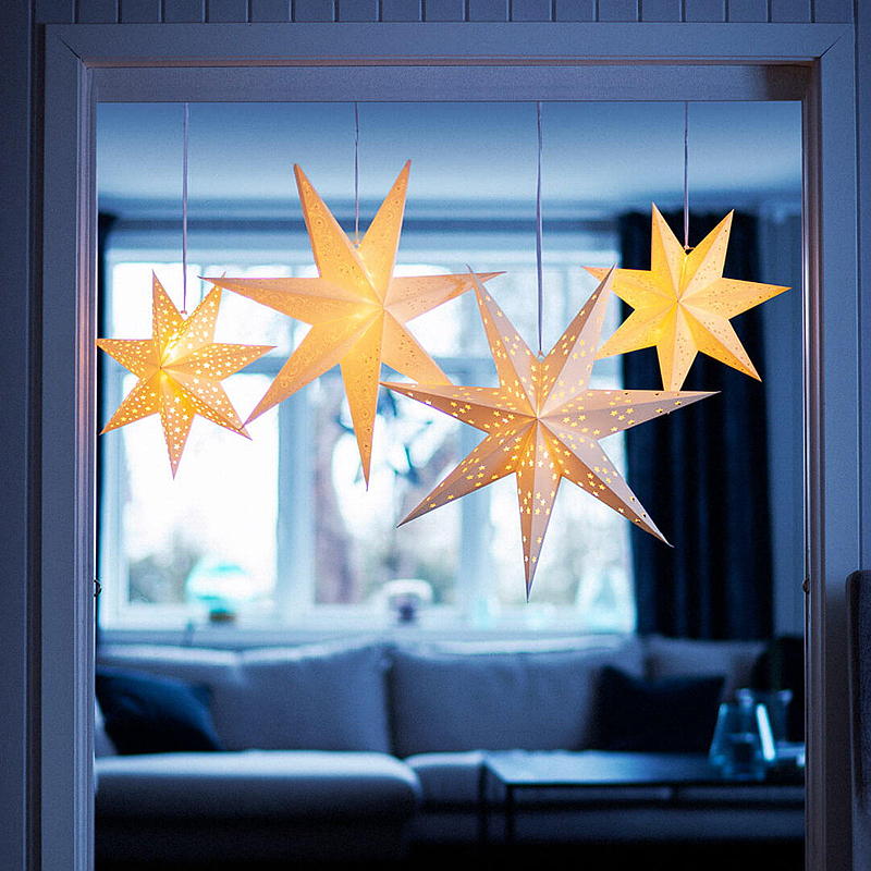 Lichtgevende IT kerstster ø 45 cm