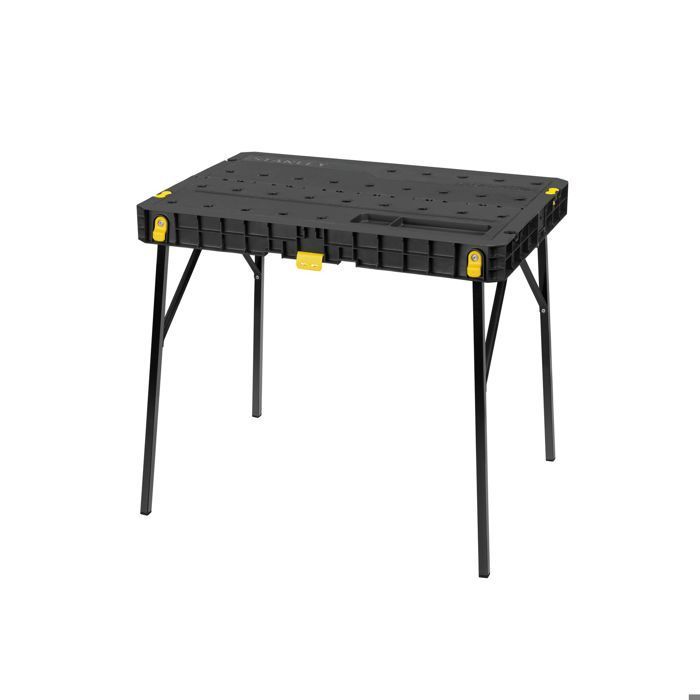 Draagbare werkbank - STANLEY - Essential - Draagvermogen 320 kg - Ruimtebesparend inklapbaar - Gemakkelijk te vervoeren