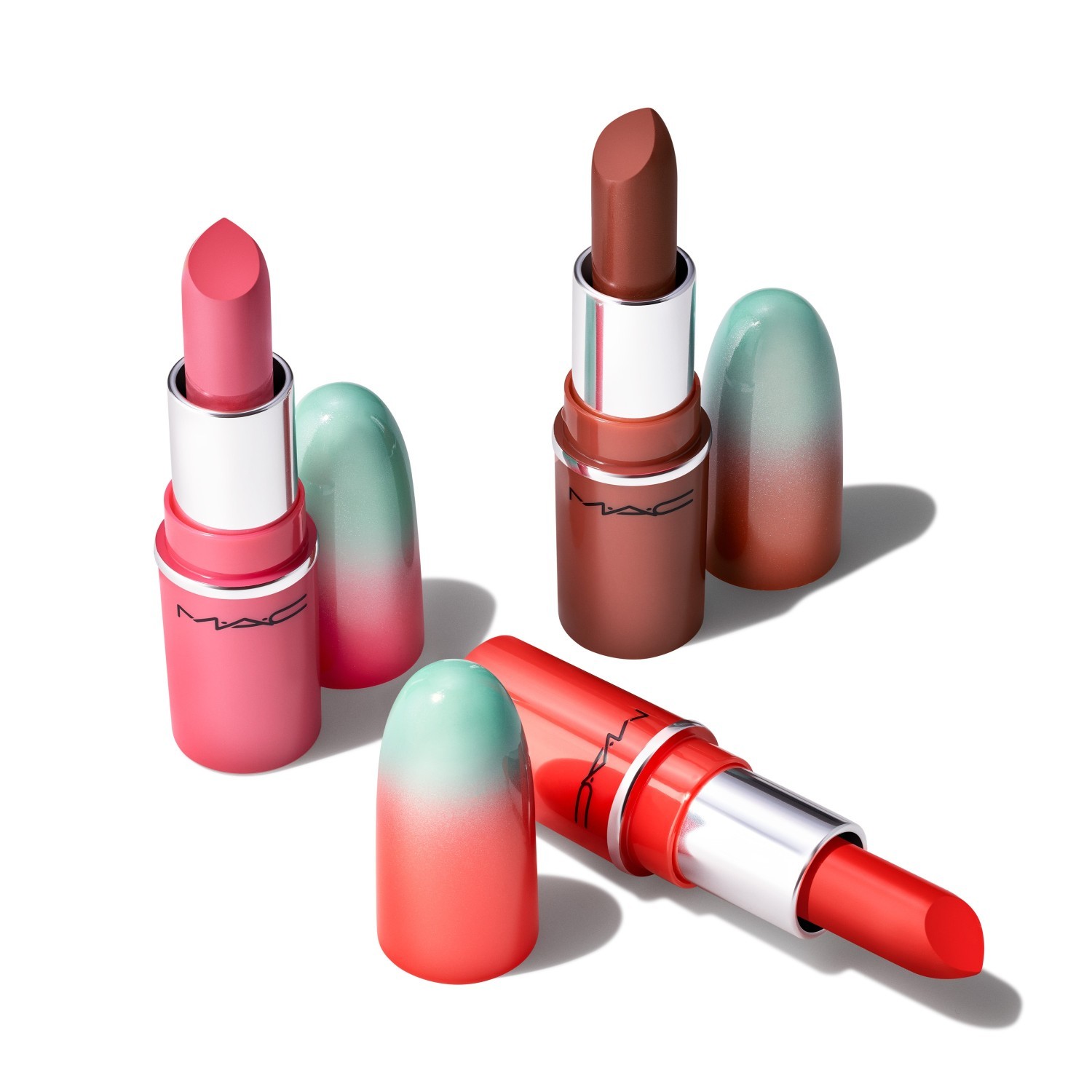 MAC makiažo rinkinys Lusterglass Wildest Gleams Mini Lusterglass lūpų trio – 1 Stück