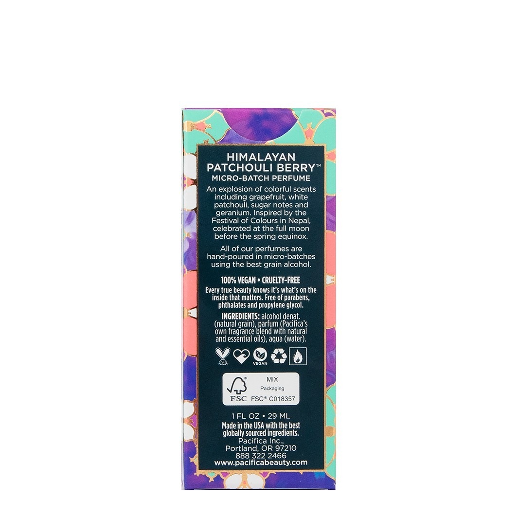 Pacifica Himalaya sprej za tijelo s mirisom pačulija i bobica - 29 ml