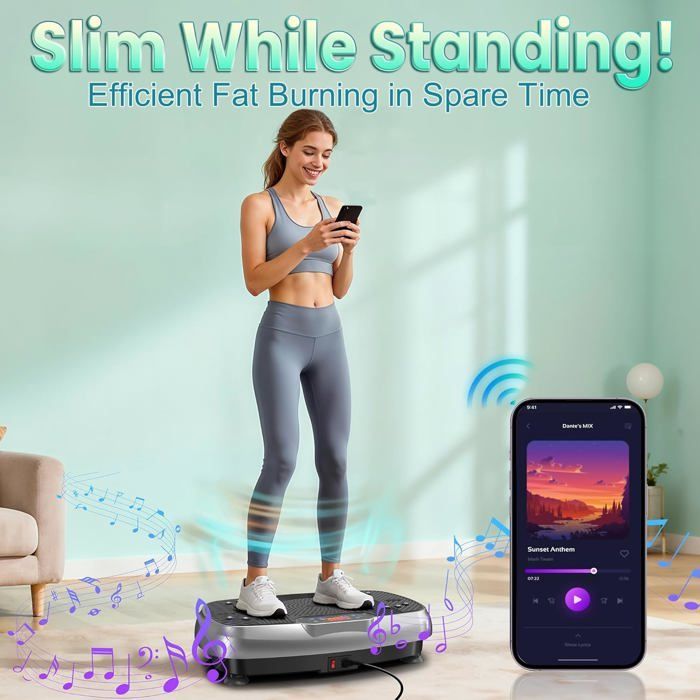 Vibrating platform - METTLEMATIC - Improved dual motors - 3D vibration 13 mm - 160 kg capacity - Bluetooth