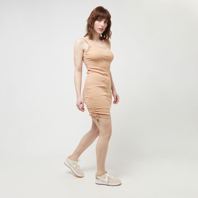 Small Signature Gathering Rib Dress