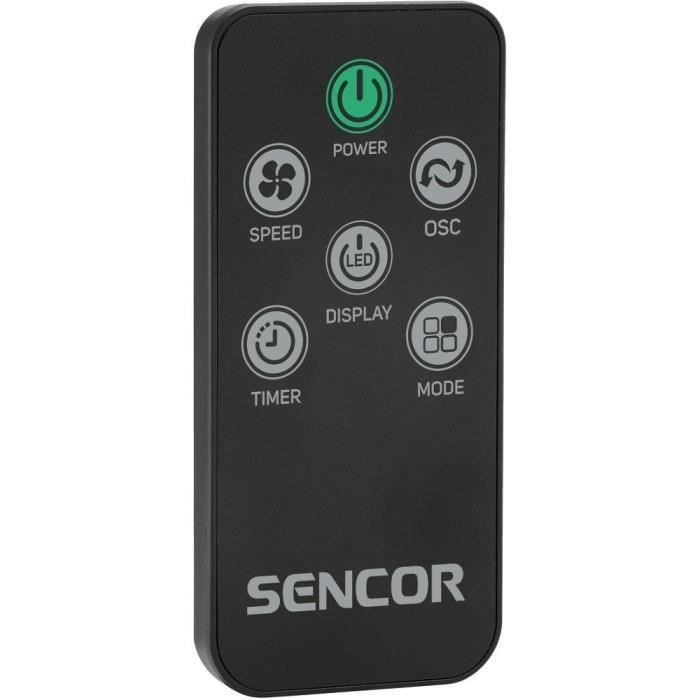 Ventilador de torre - Sencor - SFT 3800BK