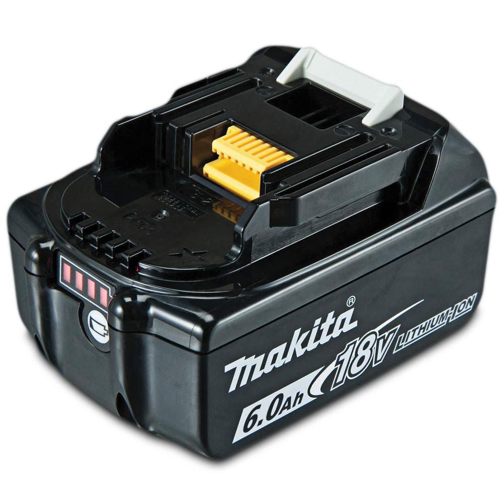 Kit de aspirador de pó de mochila sem escova MAKITA 18V com 4 baterias de 6,0 Ah DVC660G4X1