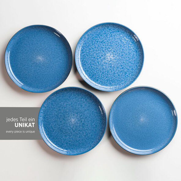 Filippa combinatieservies, blauw, 16-delig.
