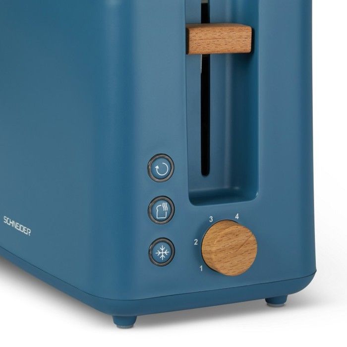 Tostadora - SCHNEIDER - SCTON2BL - 870 W - 2 ranuras - Azul