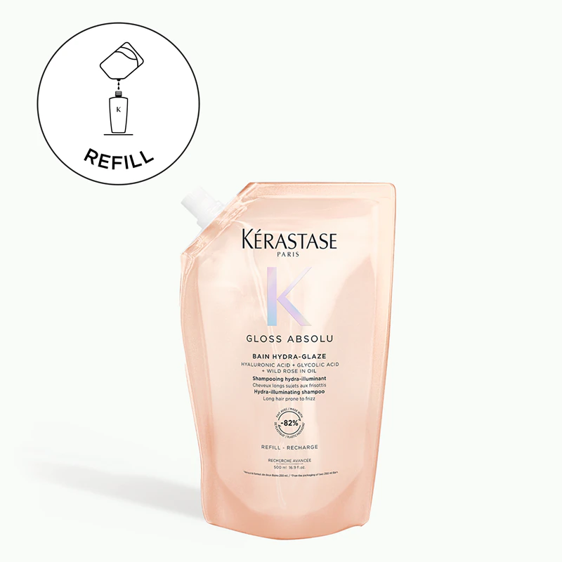 Šampón Kérastase Gloss Absolu Bain Hydra-Glaze pre lesklé a jemné vlasy