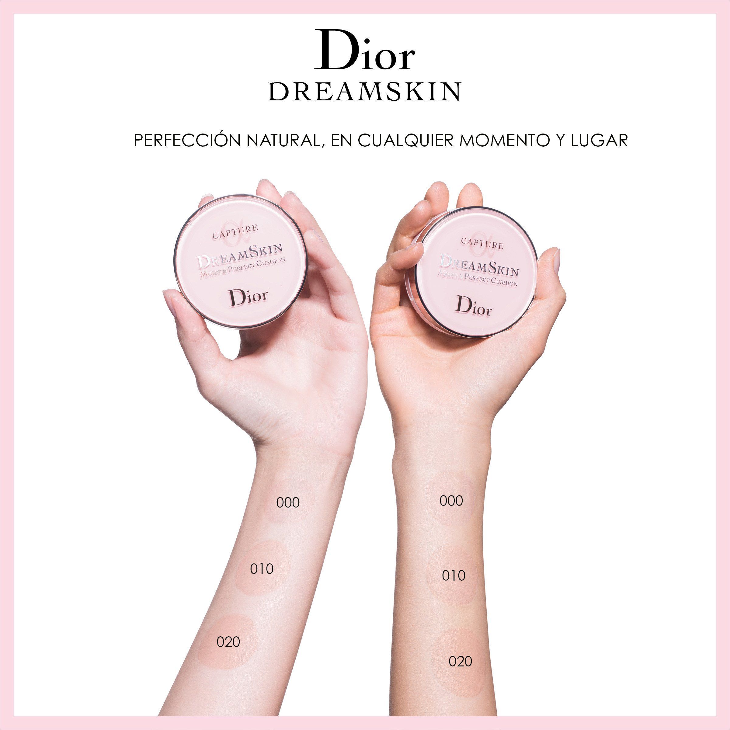 „CAPTURE DREAMSKIN Moist & Perfect Cushion“ SPF50 PA drėkinamasis maskuoklis Prabangus raukšles ir senėjimą stabdantis kremas