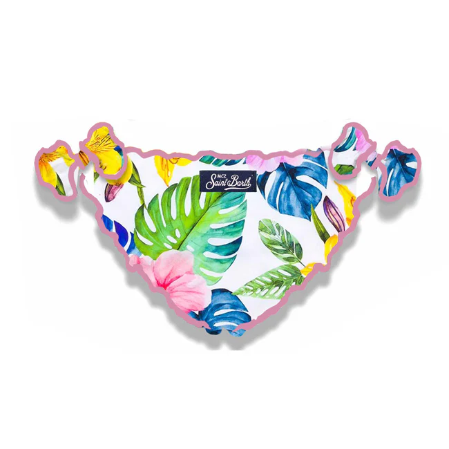 Badehose für Mädchen mit tropischem Muster