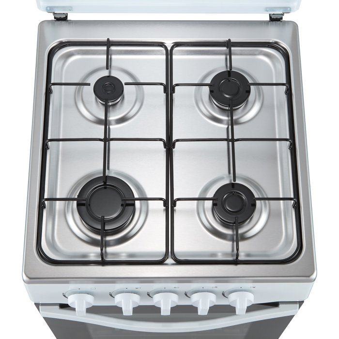 Cocina de gas - OCEANIC - OCEACG5055GW - 4 quemadores - 7700 W - Blanca