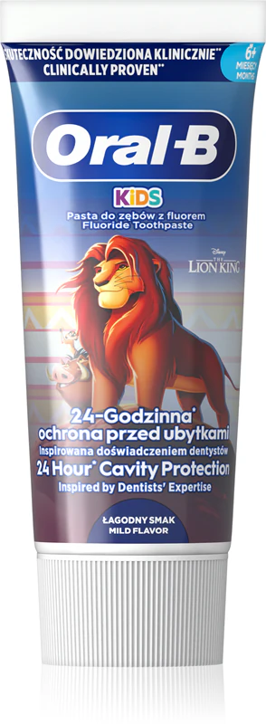 Oral-B Kids Lion King tandpasta met fruitsmaak voor kinderen