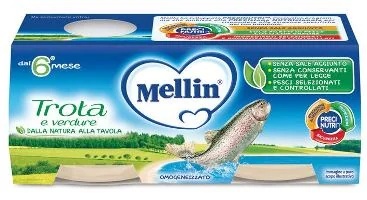 MELLIN Trucha HOMOGENÉTICA 2 X 80 G 100% natural