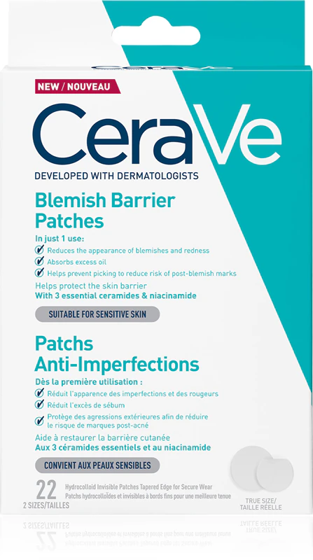 CeraVe Blemish Control Barrier Patches pre problematickú pleť proti akné