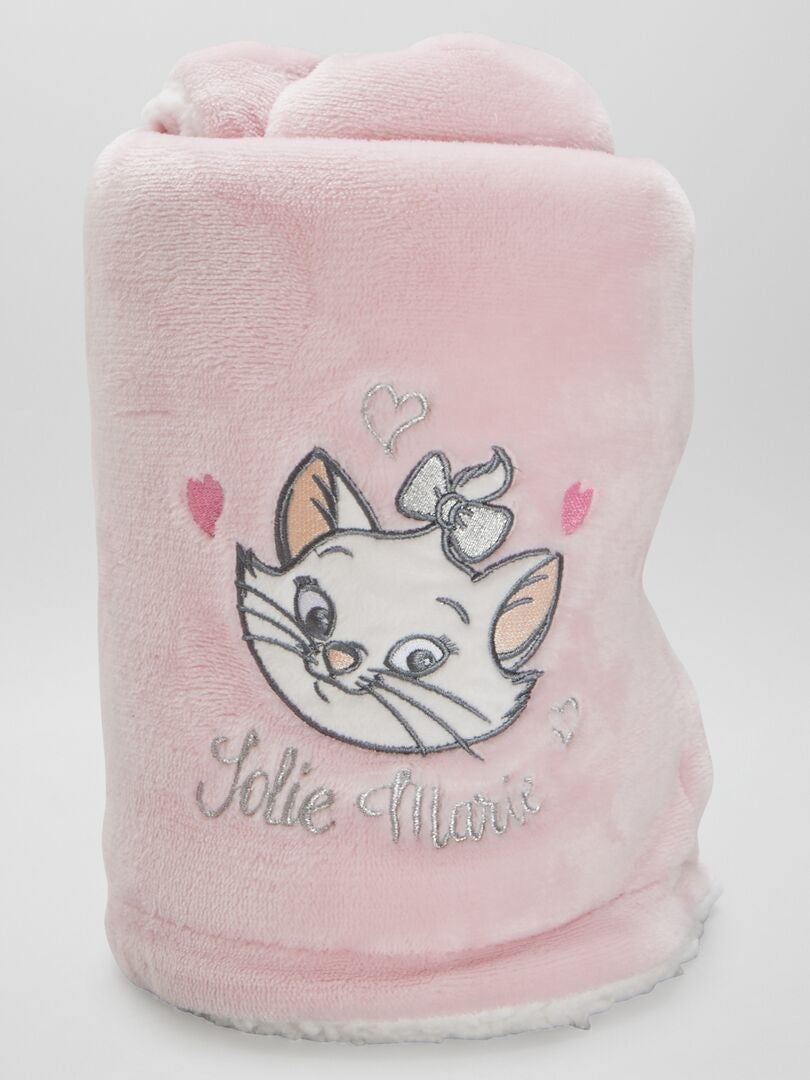 Disney fleece- en sherpa-deken - ROZE