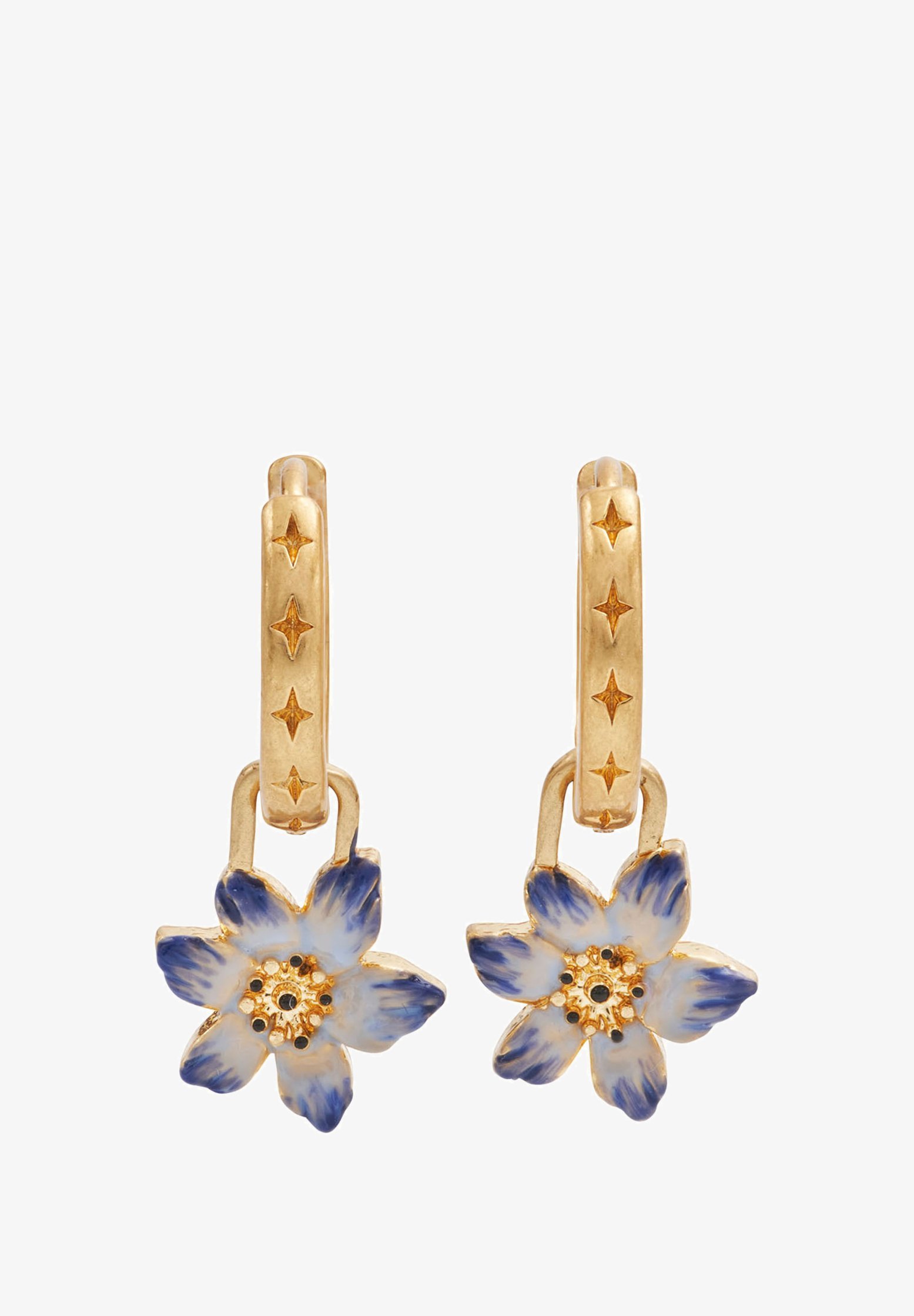 FABLE ENGLAND NIGHTSHADE HUGGIE - Kolczyki - w kolorze złotym