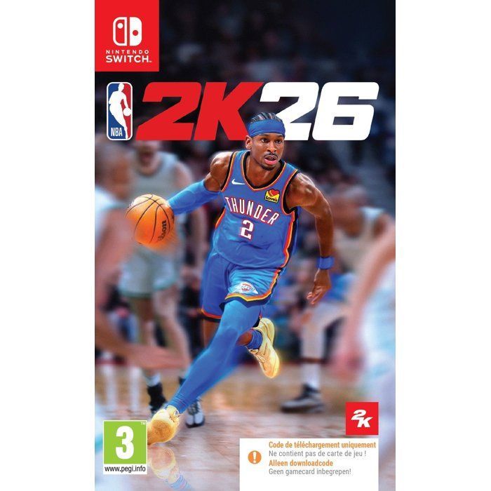 NBA 2K26 - Juego Nintendo Switch - Código en una caja