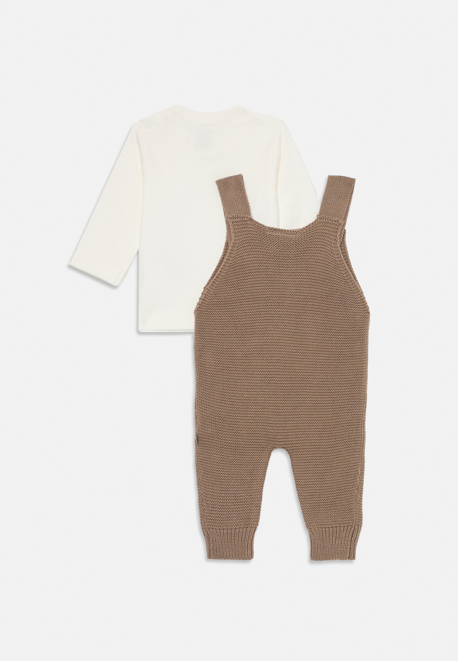 Jacky Baby LITTLE FRIENDS CLUB SET - Top met lange mouwen - mokka/gebroken wit