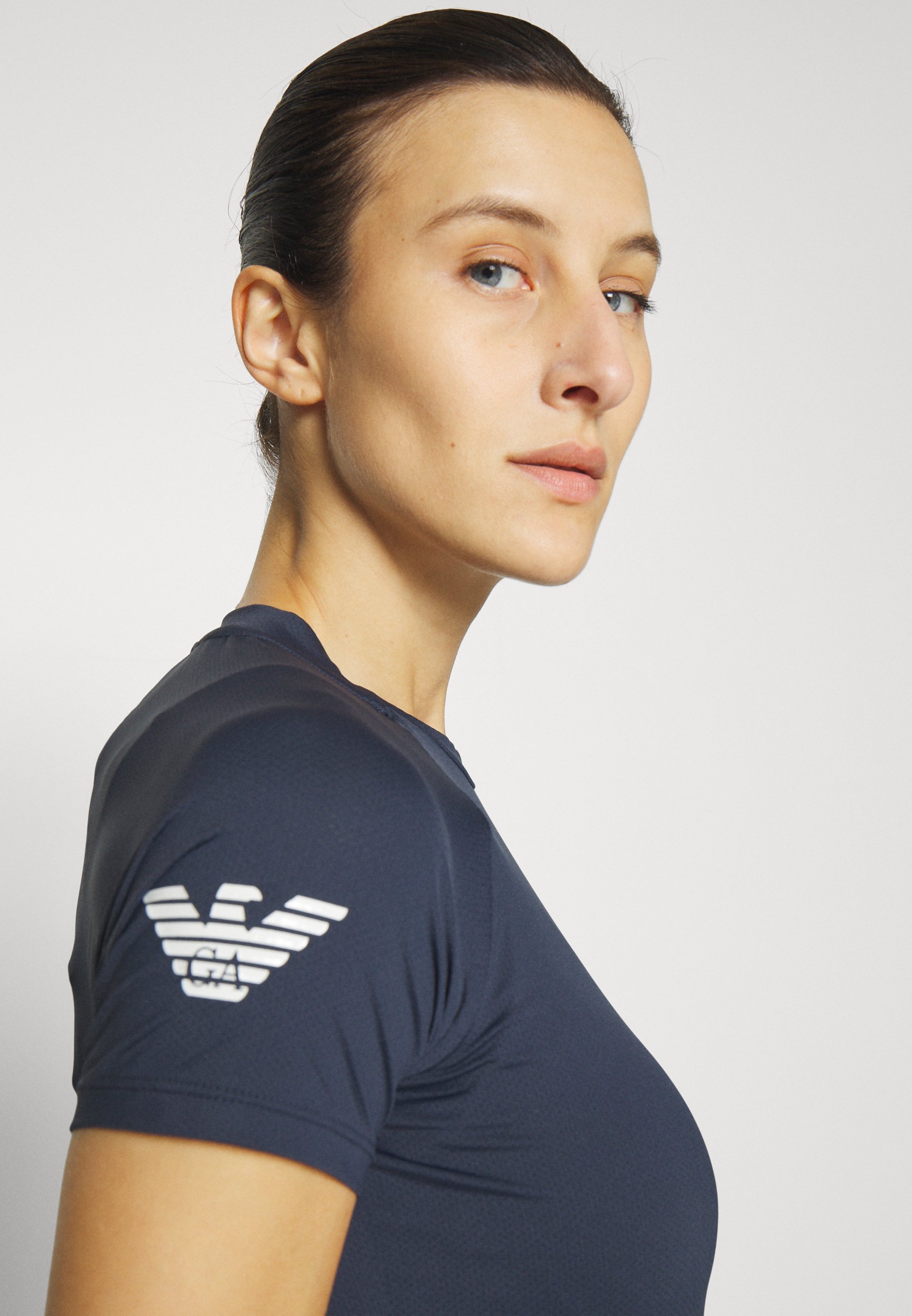 EA7 Emporio Armani sport T-shirt - marineblauw