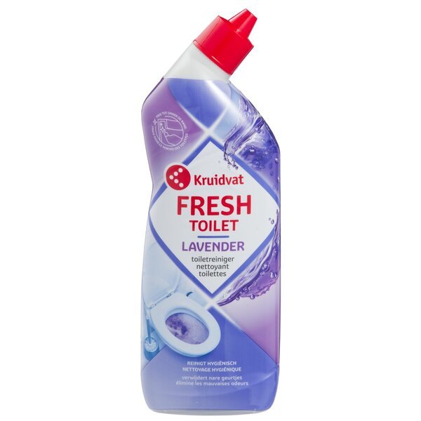 Čistilo za stranišča Kruidvat Fresh Lavender 750 ml