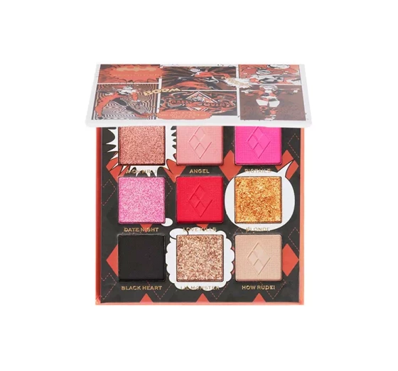 Makeup Revolution x DC Harley Quinn Rebel Heart paleta cieni do powiek 9g