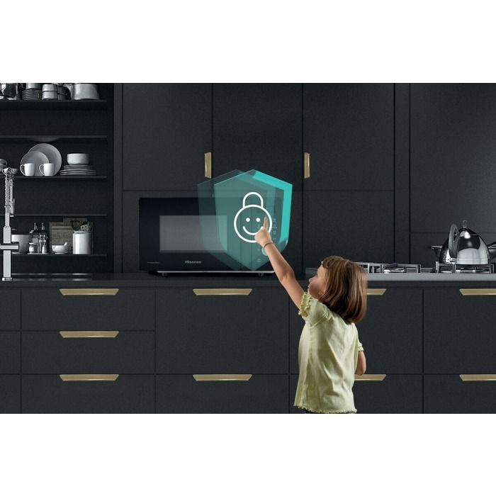 Hisense magnetron met grillfunctie 20 liter 700 W zwart - H20MOBSD1HG