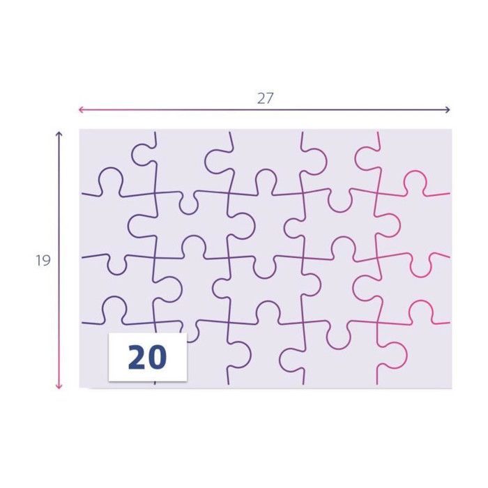 Rompecabezas de 2 x 20 piezas: Patrulla Canina