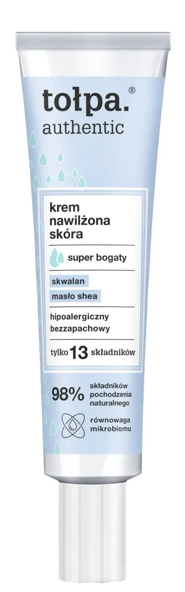 Tołpa Authentic Krem nawilżona skóra super bogaty