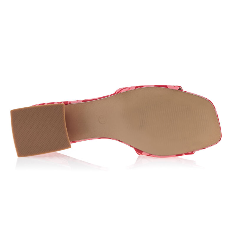Zoccoli/ciabatte rosse da donna