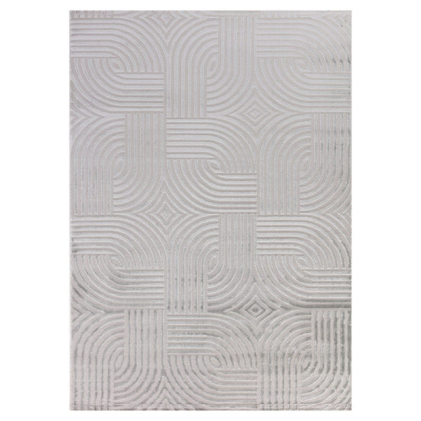 Dywan nowoczesny 3D Sahara Iluzja szary 80 cm x 150 cm