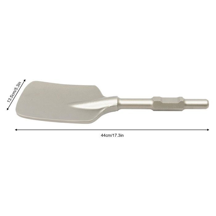 Martillo y pala eléctricos de mango largo, para cavar semilleros, palear y abrir zanjas.