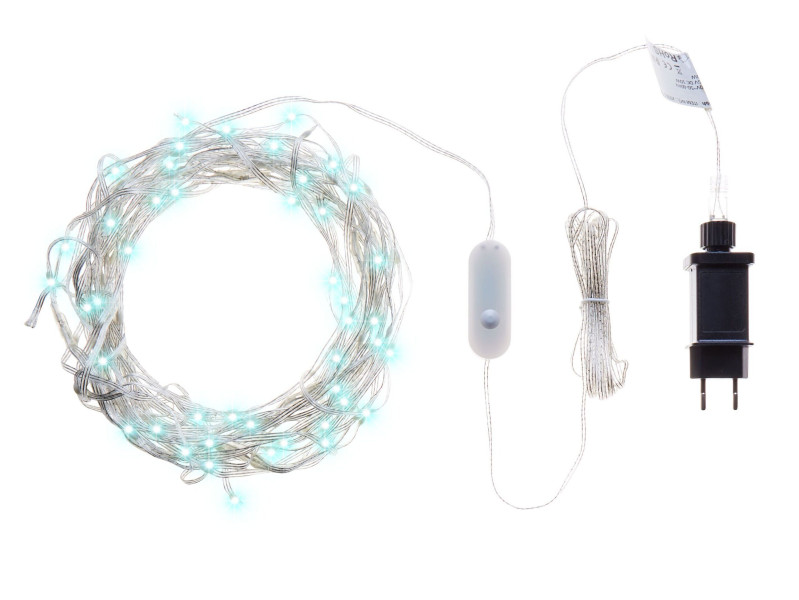 Kurtyna świetlna LED 150 cm transparentna