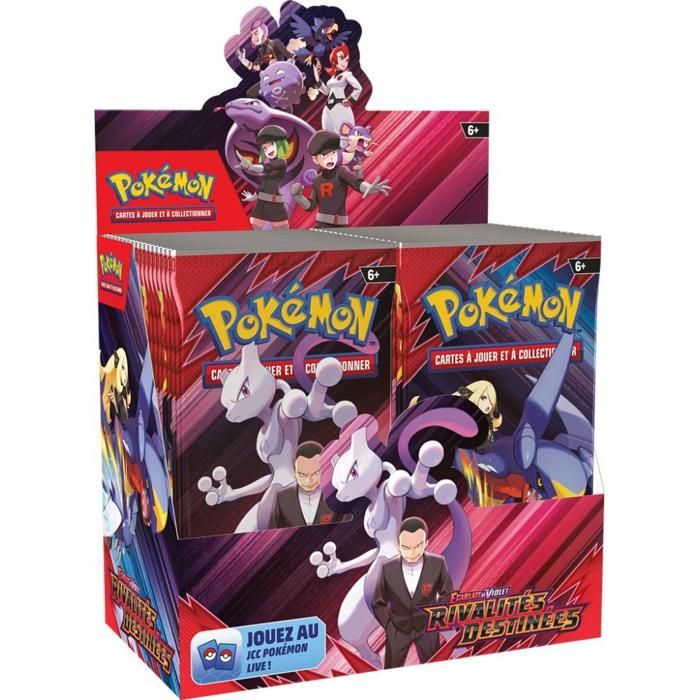 Pokémon - Boite de Boosters Français - Display 36 Boosters EV10 - Ecarlate et Violet - Rivalités Destinées
