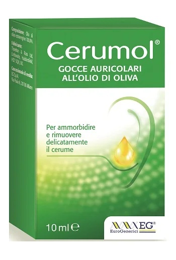 EG Cerumol oordruppels met olijfolie, 10 ml, flesje