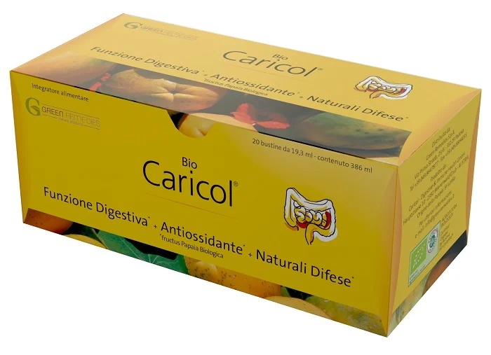 GREEN REMEDIES Solgar Bio Caricol Complément intestinal saveur mangue 20 sachets
