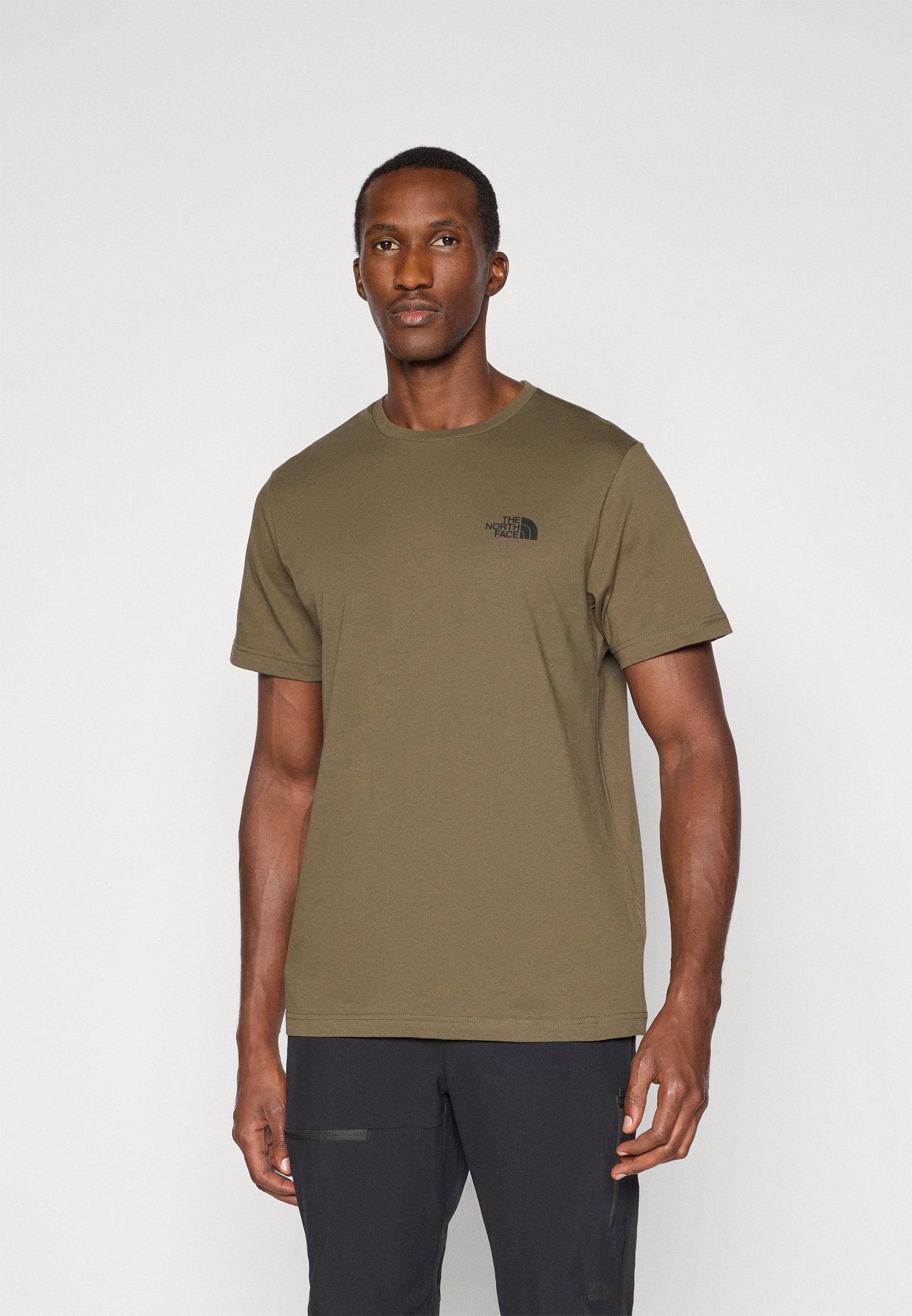 T-shirt The North Face BOX EDGE OF LIGHT INFILL TEE - Stampa - nuovo colore verde tortora/nero