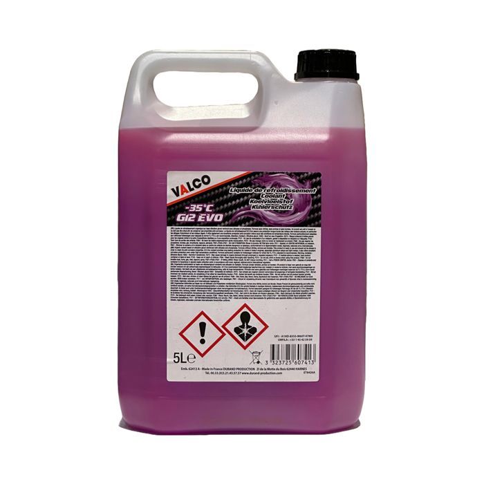VALCO - Refrigerante -35°C Estándares VW G12 EVO - Lata de 5 litros - PF015404
