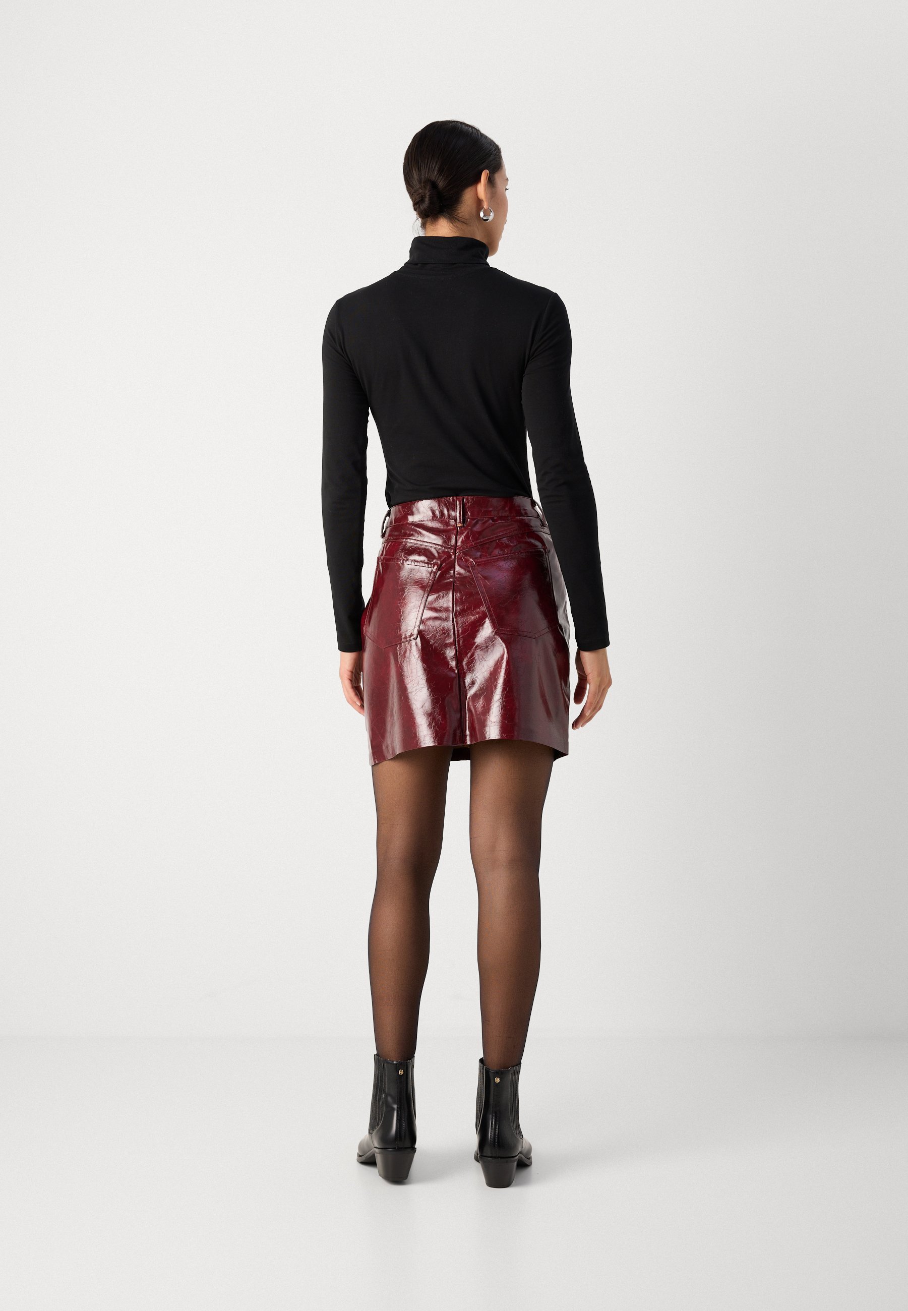 BOSS VASETTA - Mini-jupe - rouge foncé