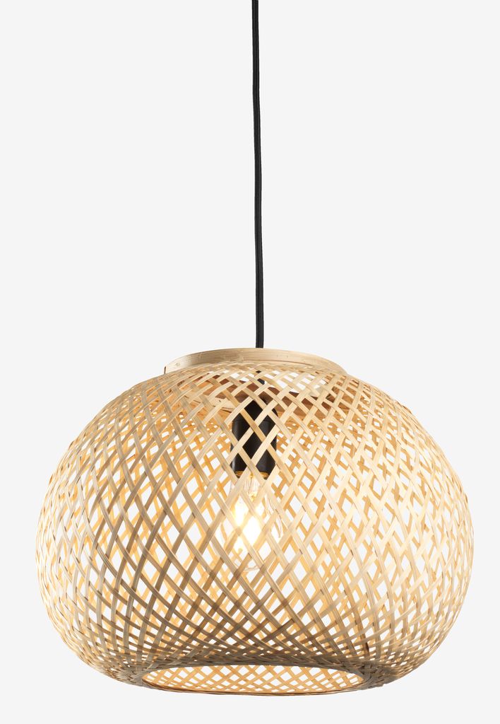 SIGVARD SIGVARD piekaramā lampa Ø35xH26cm bambusa