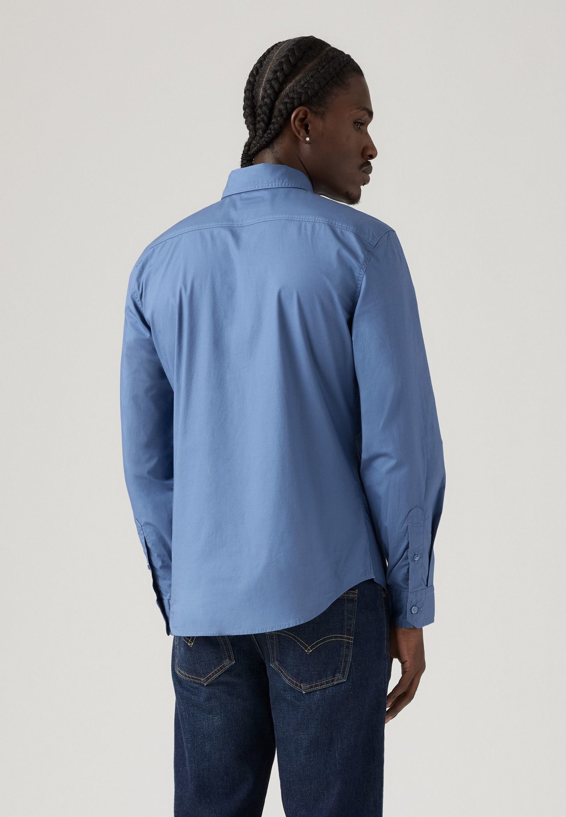 Camicia Levi's® BATTERY SLIM - blu tramonto