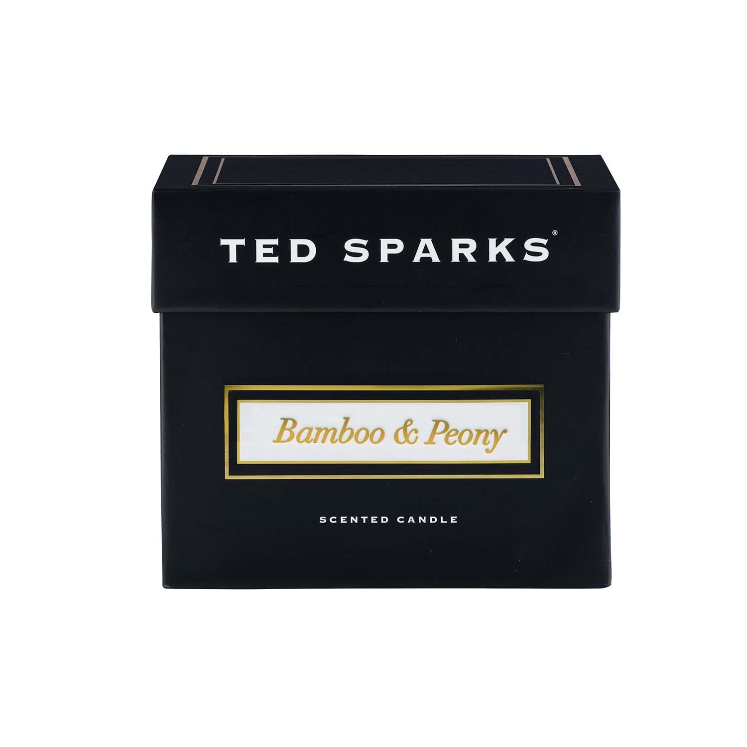 Bougie Ted Sparks Bambou & Pivoine Impériale - 1650 g