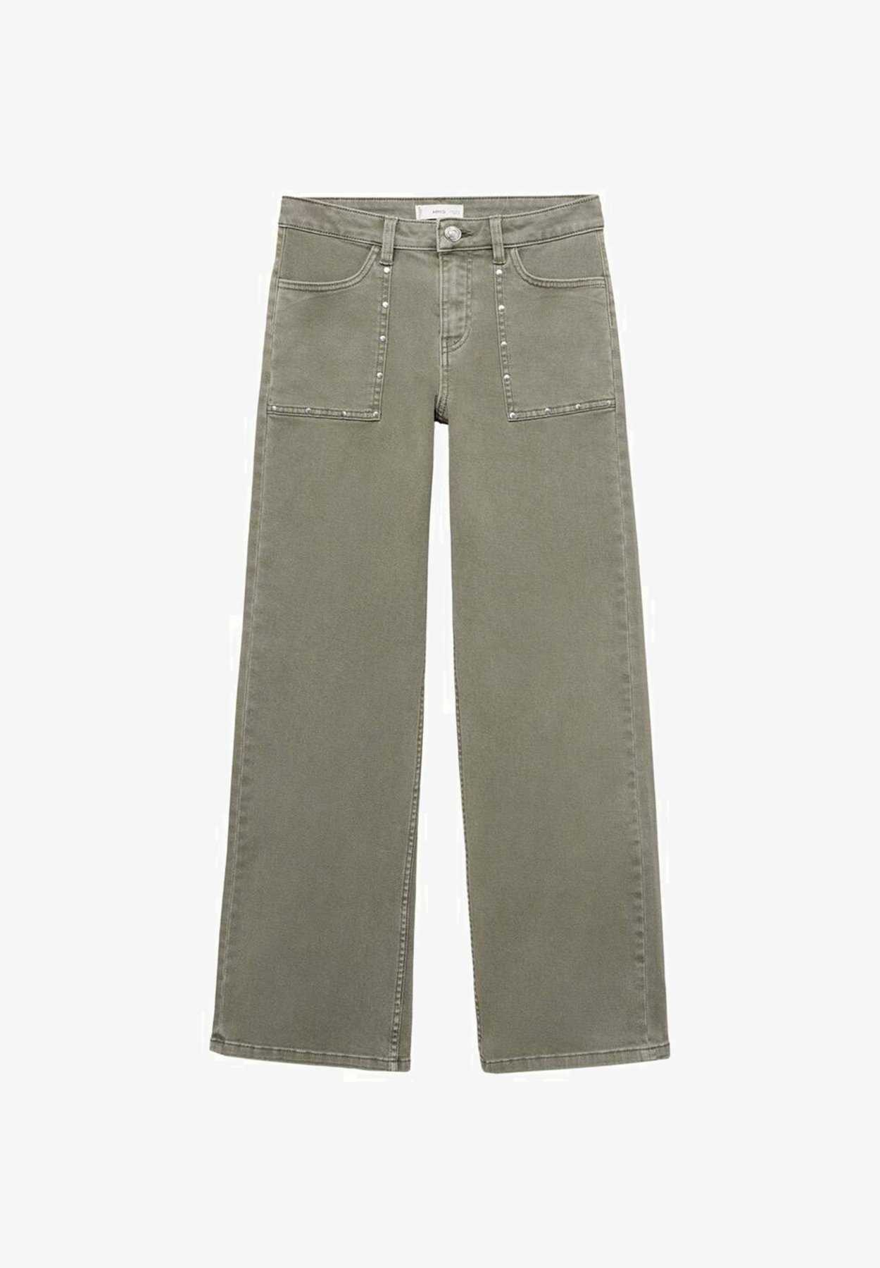 Mango Kids TEEN - Uitlopende jeans - lichtgroen