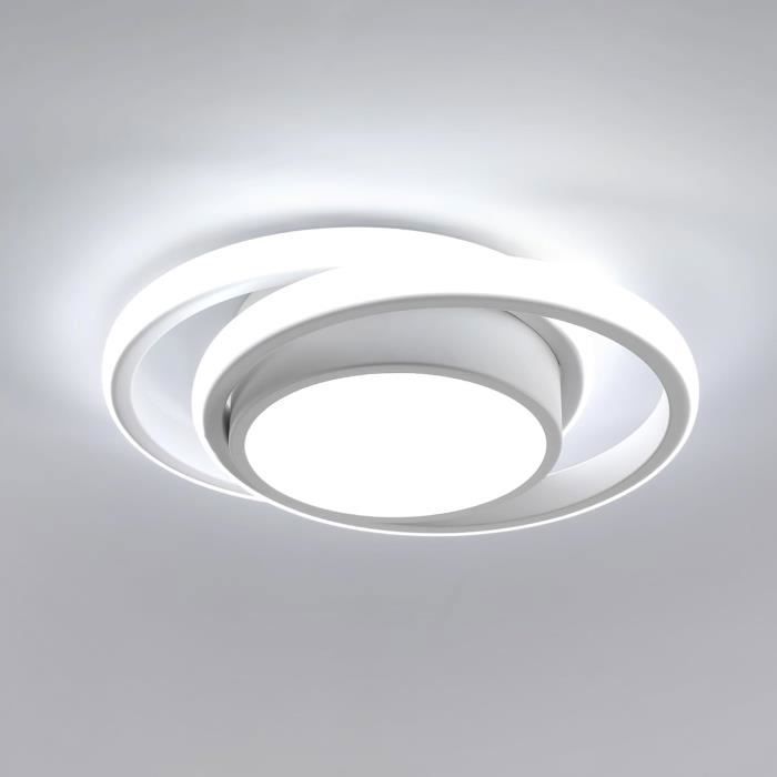 Dorlink Plafonnier LED - Luminaire Plafonnier Cuisine Rond Blanc 36W 6500K - Lustre Couloir pour Chambre Salon
