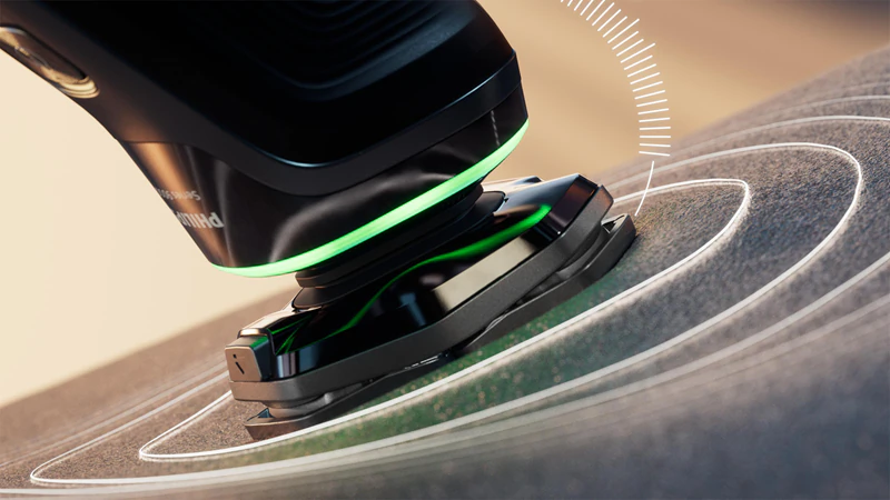 Barbeador elétrico Philips Série 9000 Wet & Dry S9976/55