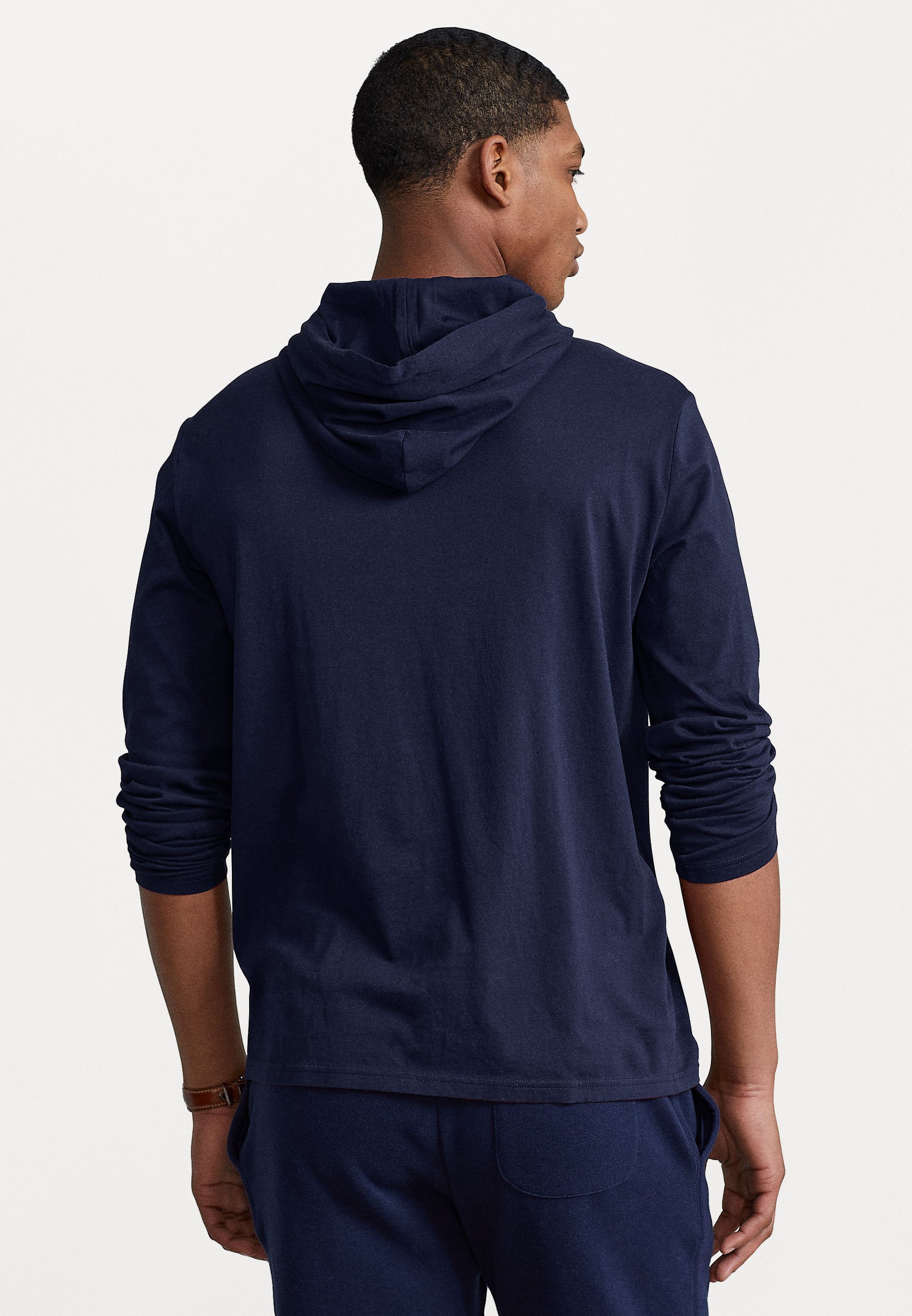 Polo Ralph Lauren JERSEY HOODED T-SHIRT - Hoodie - inkt