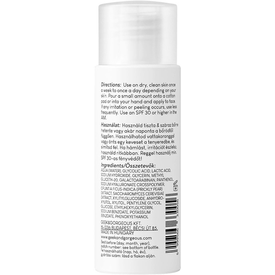 Geek & Gorgeous Smooth Out sejas pīlings – 100 ml